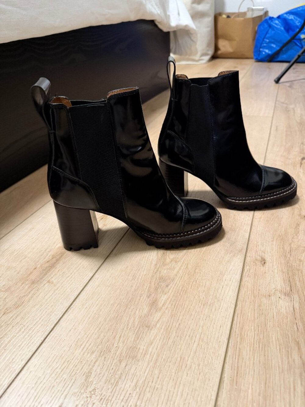 See by Chloé Mallory Lug Sole Boots